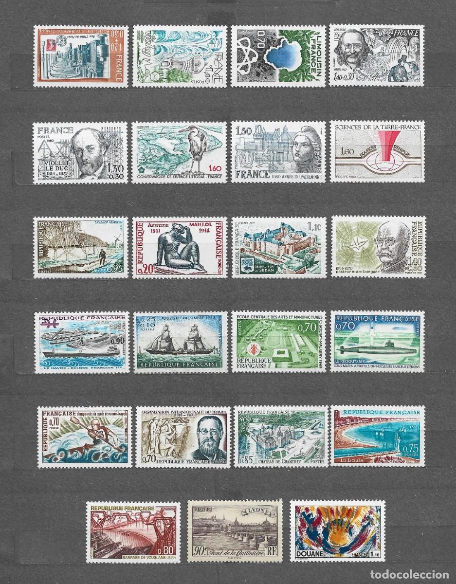 Sellos: Lote a identificar - Francia a&ntilde;os 70 /80** - 6688-2&ordm;