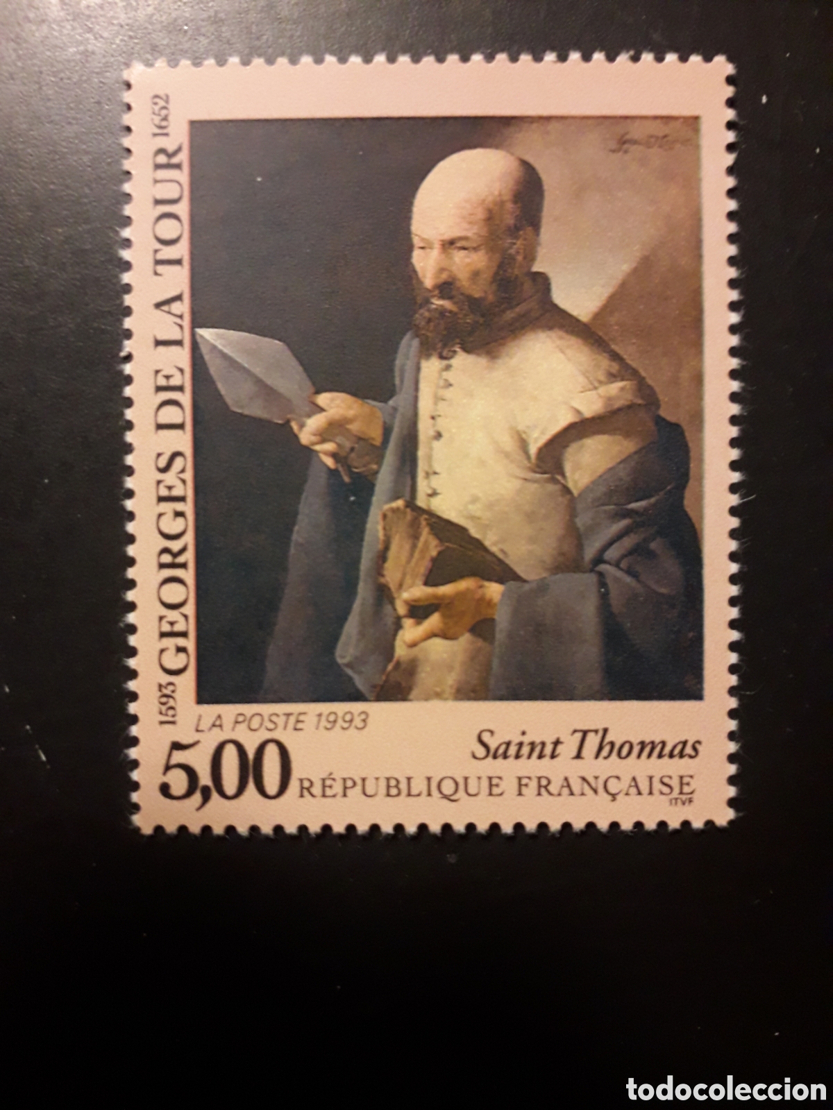 Sellos: FRANCIA YVERT 2828 SERIE COMPLETA NUEVA *** 1993 PINTURAS, SANTO TOM&Aacute;S PEDIDO M&Iacute;NIMO 3&euro;