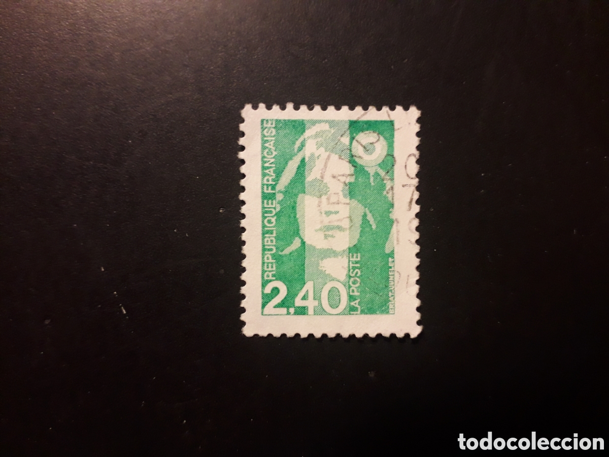 Sellos: FRANCIA YVERT 2820 SELLO SUELTO USADO 1993 MARIANA DEL BICENTENARIO, PEDIDO M&Iacute;NIMO 3&euro;