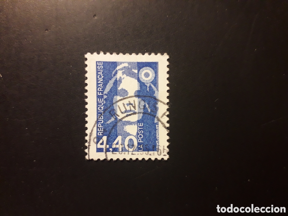 Sellos: FRANCIA YVERT 2822 SELLO SUELTO USADO 1993 MARIANA DEL BICENTENARIO, PEDIDO M&Iacute;NIMO 3&euro;