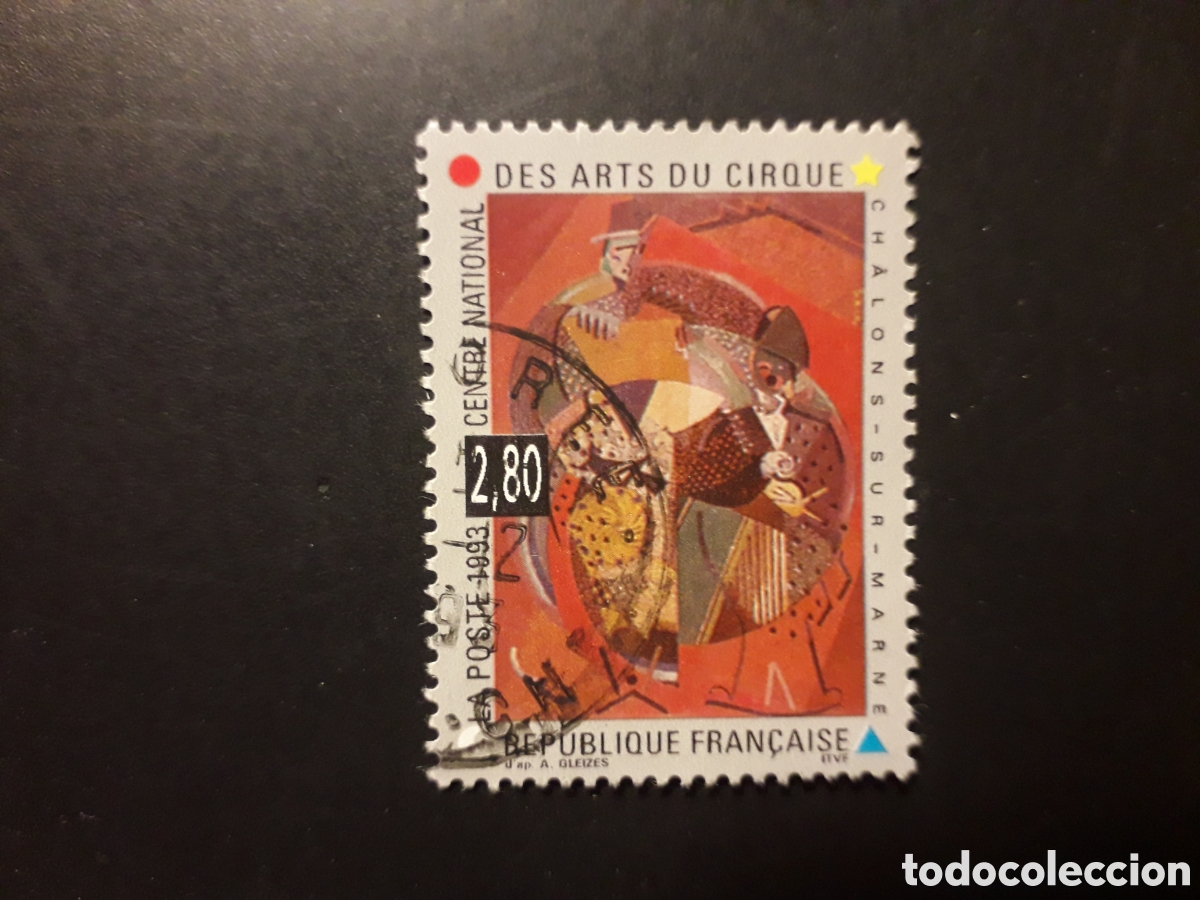 Sellos: FRANCIA YVERT 2833 SERIE COMPLETA USADA 1993 PAYASOS, CIRCO PEDIDO M&Iacute;NIMO 3&euro;