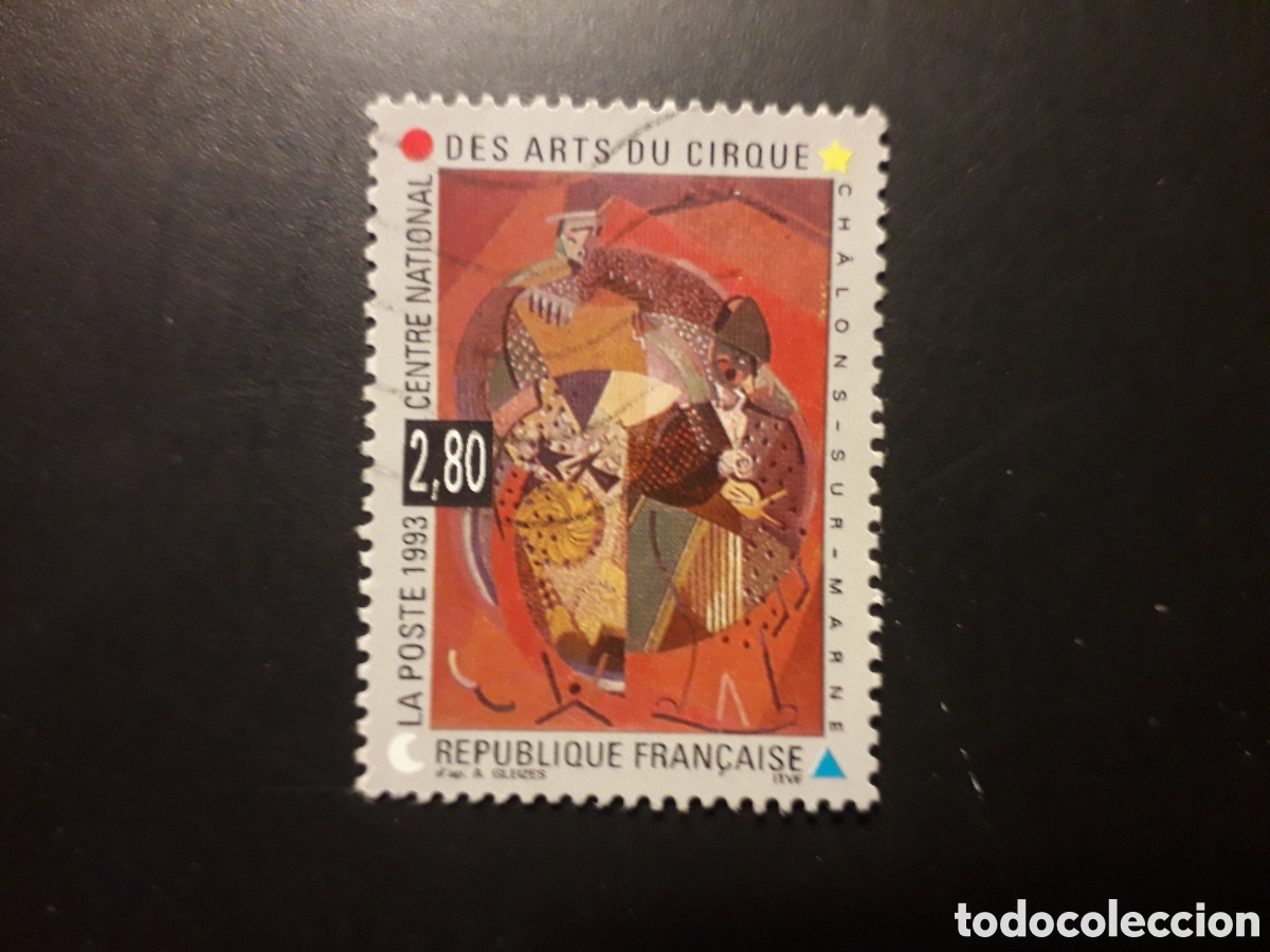 Sellos: FRANCIA YVERT 2833 SERIE COMPLETA USADA 1993 PAYASOS, CIRCO PEDIDO M&Iacute;NIMO 3&euro;