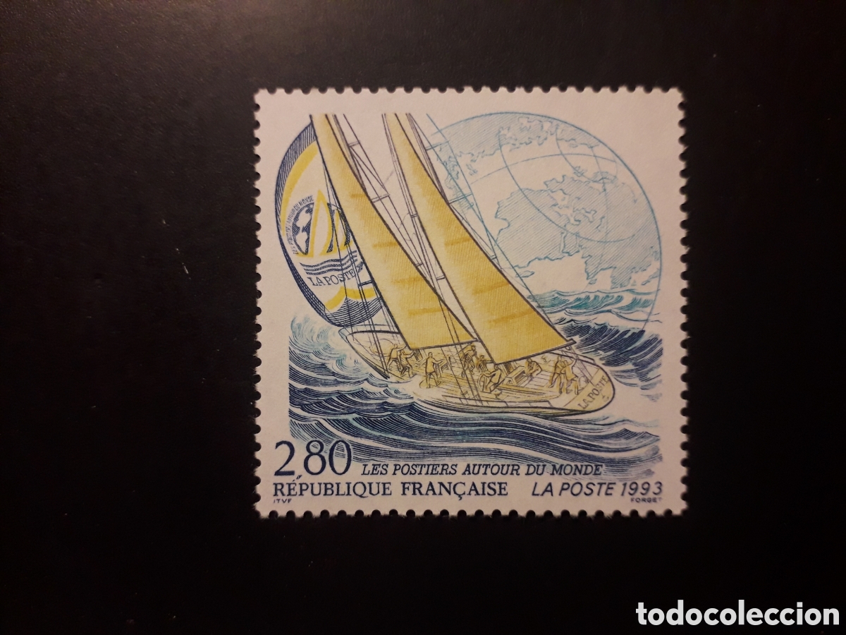 Sellos: FRANCIA YVERT 2831 SERIE COMPLETA NUEVA *** 1993 DEPORTES, VELA, MAPAS PEDIDO M&Iacute;NIMO 3&euro;