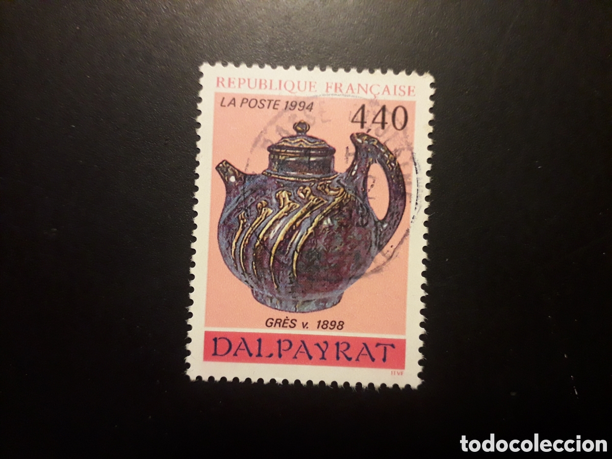 Sellos: FRANCIA YVERT 2857 SELLO SUELTO USADO 1994 ARTES DECORATIVAS, CER&Aacute;MICA PEDIDO M&Iacute;NIMO 3&euro;
