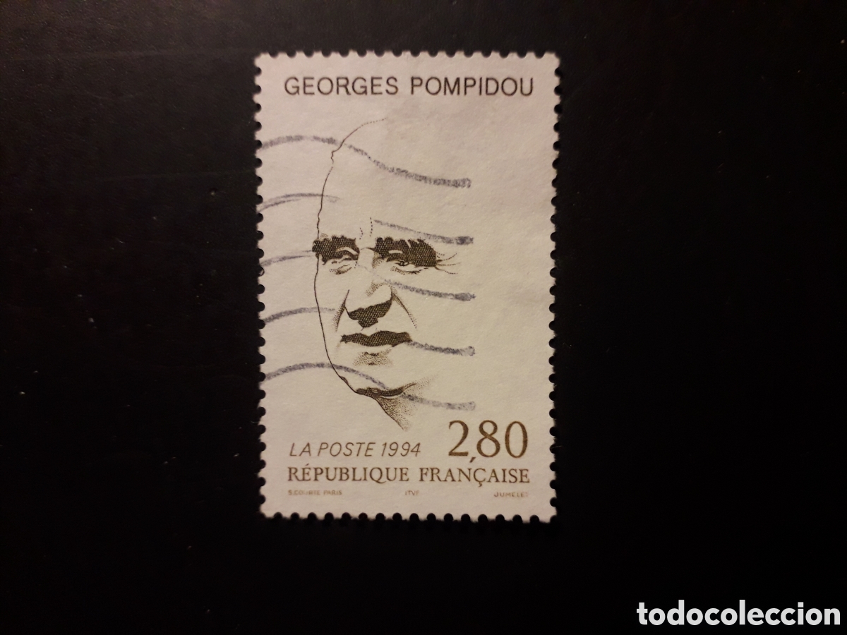 Sellos: FRANCIA YVERT 2875 SERIE COMPLETA USADA 1994 PRESIDENTE GEORGE POMPIDOU PEDIDO M&Iacute;NIMO 3&euro;