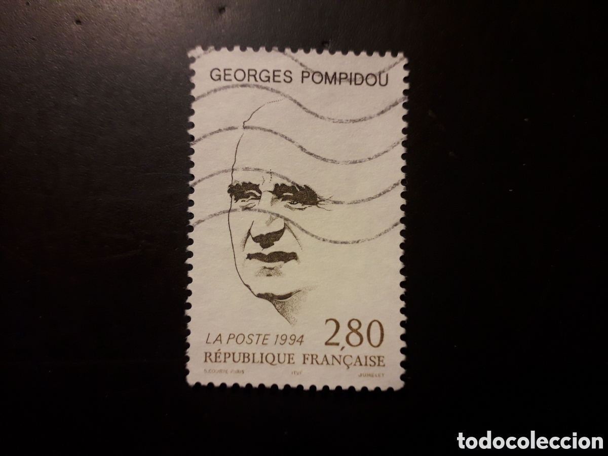 Sellos: FRANCIA YVERT 2875 SERIE COMPLETA USADA 1994 PRESIDENTE GEORGE POMPIDOU PEDIDO M&Iacute;NIMO 3&euro;