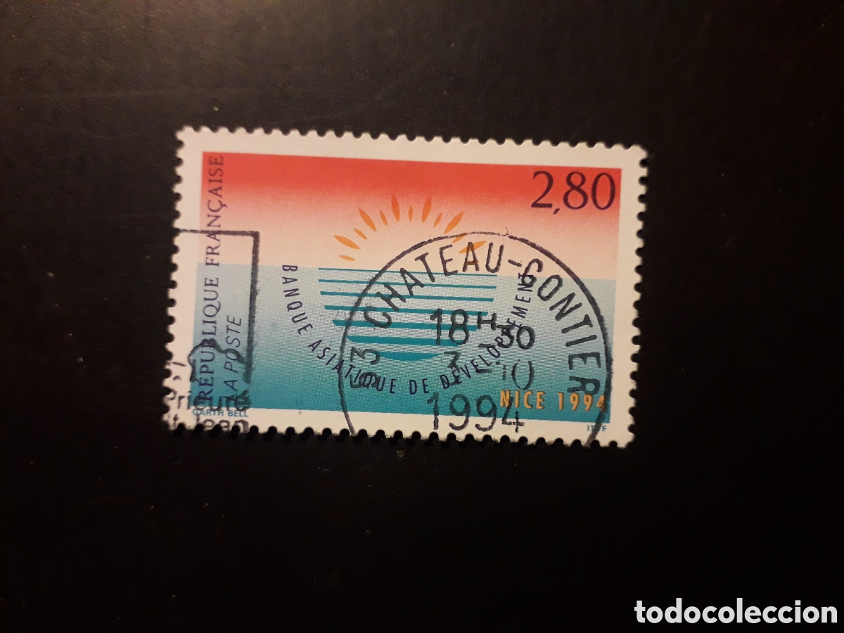 Sellos: FRANCIA YVERT 2884 SERIE COMPLETA USADA 1994 BANCA ASI&Aacute;TICA DE DESARROLLO PEDIDO M&Iacute;NIMO 3&euro;