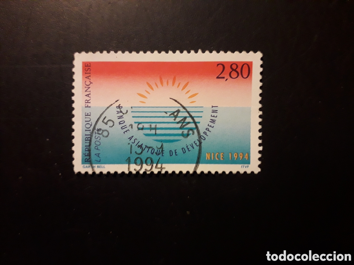 Sellos: FRANCIA YVERT 2884 SERIE COMPLETA USADA 1994 BANCA ASI&Aacute;TICA DE DESARROLLO PEDIDO M&Iacute;NIMO 3&euro;