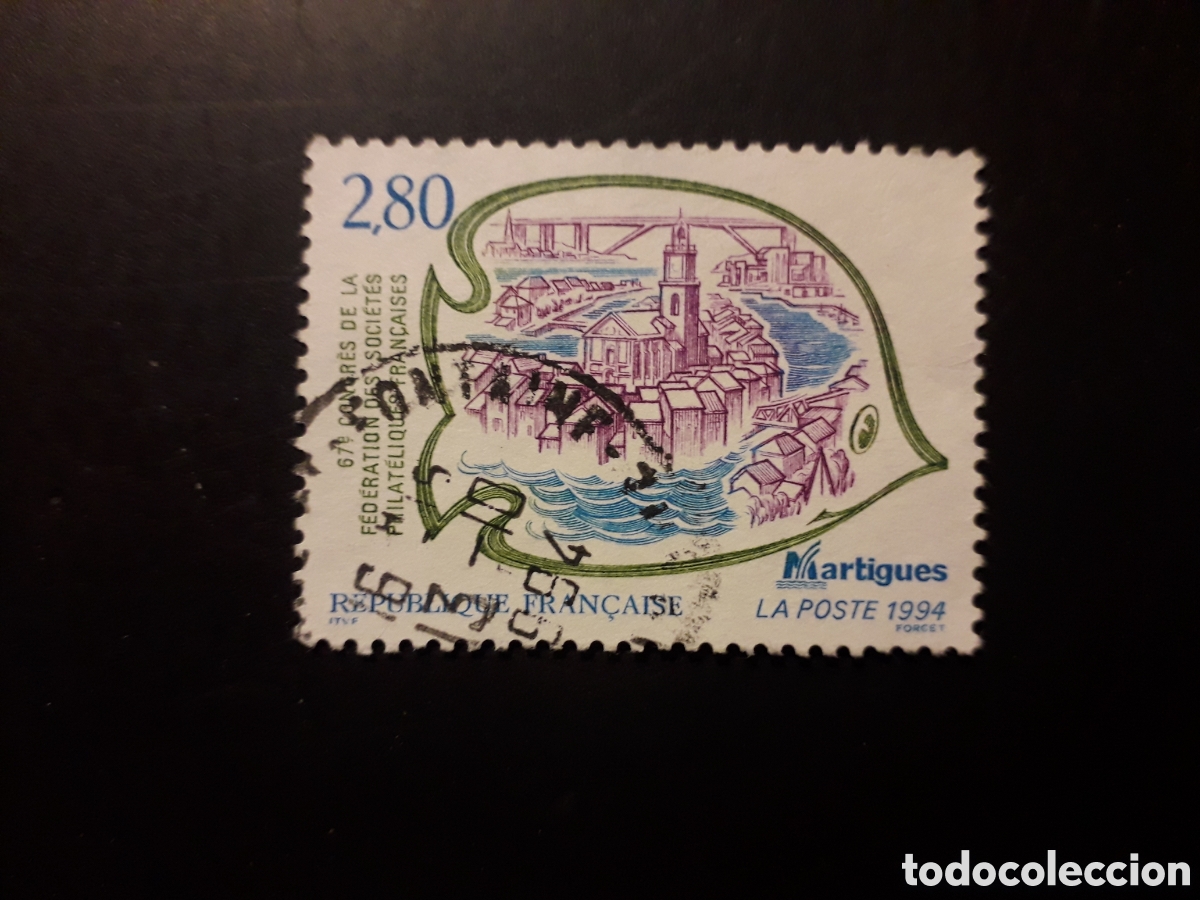 Sellos: FRANCIA YVERT 2885 SERIE COMPLETA USADA 1994 MARTIGUES PEDIDO M&Iacute;NIMO 3&euro;