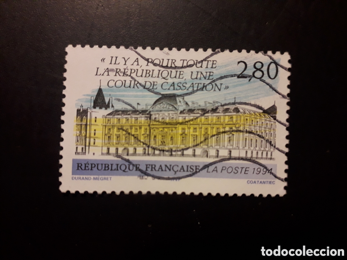 Sellos: FRANCIA YVERT 2886 SERIE COMPLETA USADA 1994 CORTE DE CASACI&Oacute;N, JUSTICIA PEDIDO M&Iacute;NIMO 3&euro;