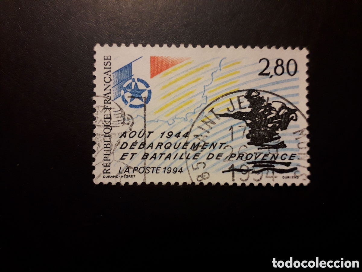 Sellos: FRANCIA YVERT 2895 SERIE COMPLETA USADA 1994 2A GUERRA MUNDIAL, PROVENZA PEDIDO M&Iacute;NIMO 3&euro;