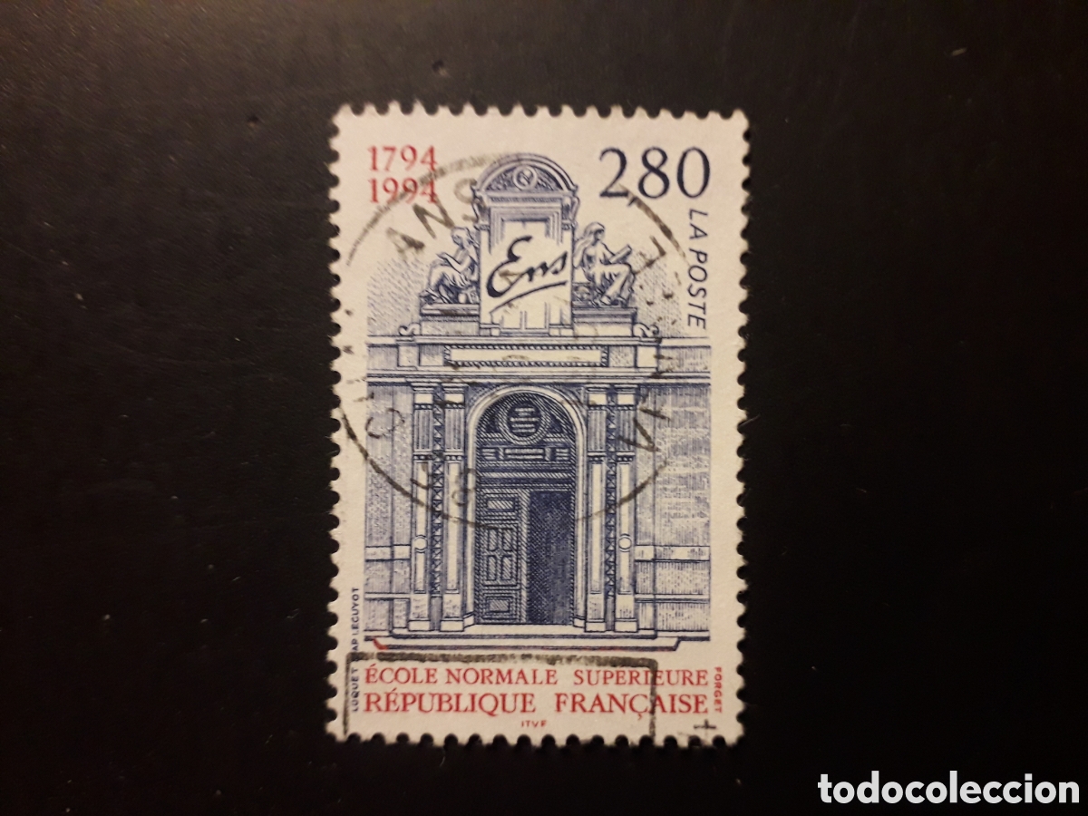 Sellos: FRANCIA YVERT 2907 SERIE COMPLETA USADA 1994 ESCUELA SUPERIOR, EDUCACI&Oacute;N PEDIDO M&Iacute;NIMO 3&euro;