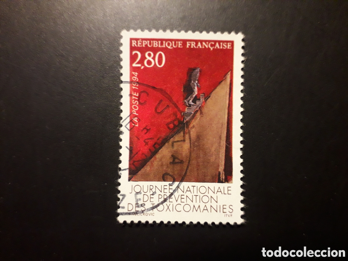 Sellos: FRANCIA YVERT 2908 SERIE COMPLETA USADA 1994 PREVENCI&Oacute;N TOXICOMAN&Iacute;AS, DROGAS PEDIDO M&Iacute;NIMO 3&euro;