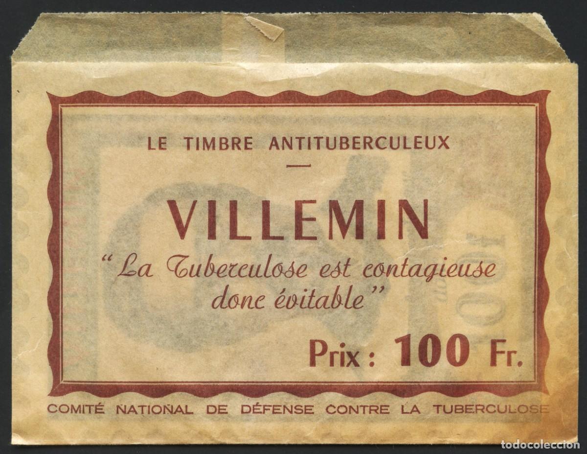 Francobolli: FRANCIA, VI&Ntilde;ETA GRANDE, SELLO ANTITUBERCULOSO, ANTOINE VILLEMIN, 1951