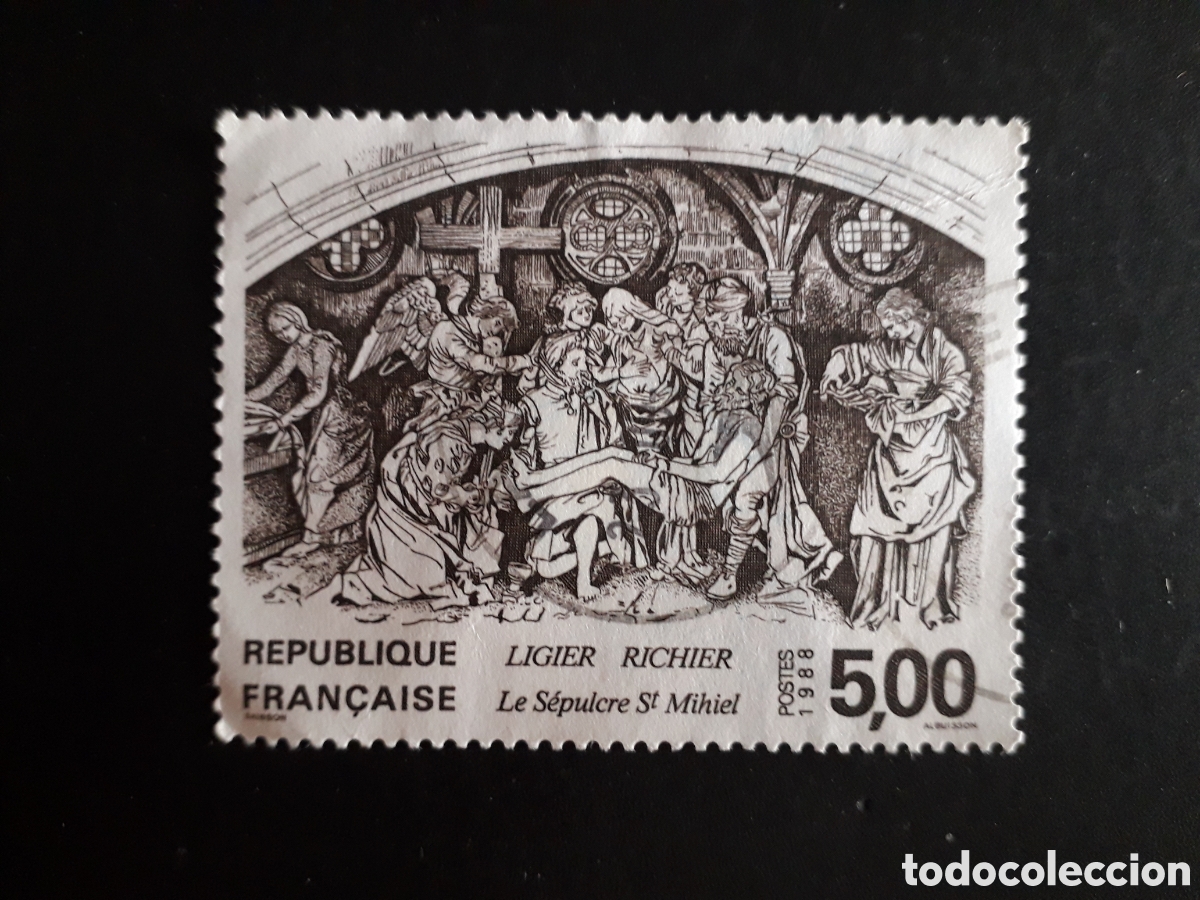 Sellos: FRANCIA YVERT 2553 SERIE COMPLETA USADA 1988 SEPULCRO DE SAN MIHIEL PEDIDO M&Iacute;NIMO 3&euro;
