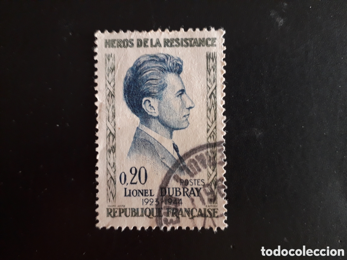 Sellos: FRANCIA YVERT 2289 SELLO SUELTO USADO 1961 RESISTENCIA 2A GUERRA MUNDIAL PEDIDO M&Iacute;NIMO 3&euro;
