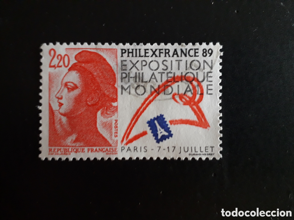 Sellos: FRANCIA YVERT 2524 SERIE COMPLETA USADA 1988 PHILEXFRANCE 89 PEDIDO M&Iacute;NIMO 3&euro;