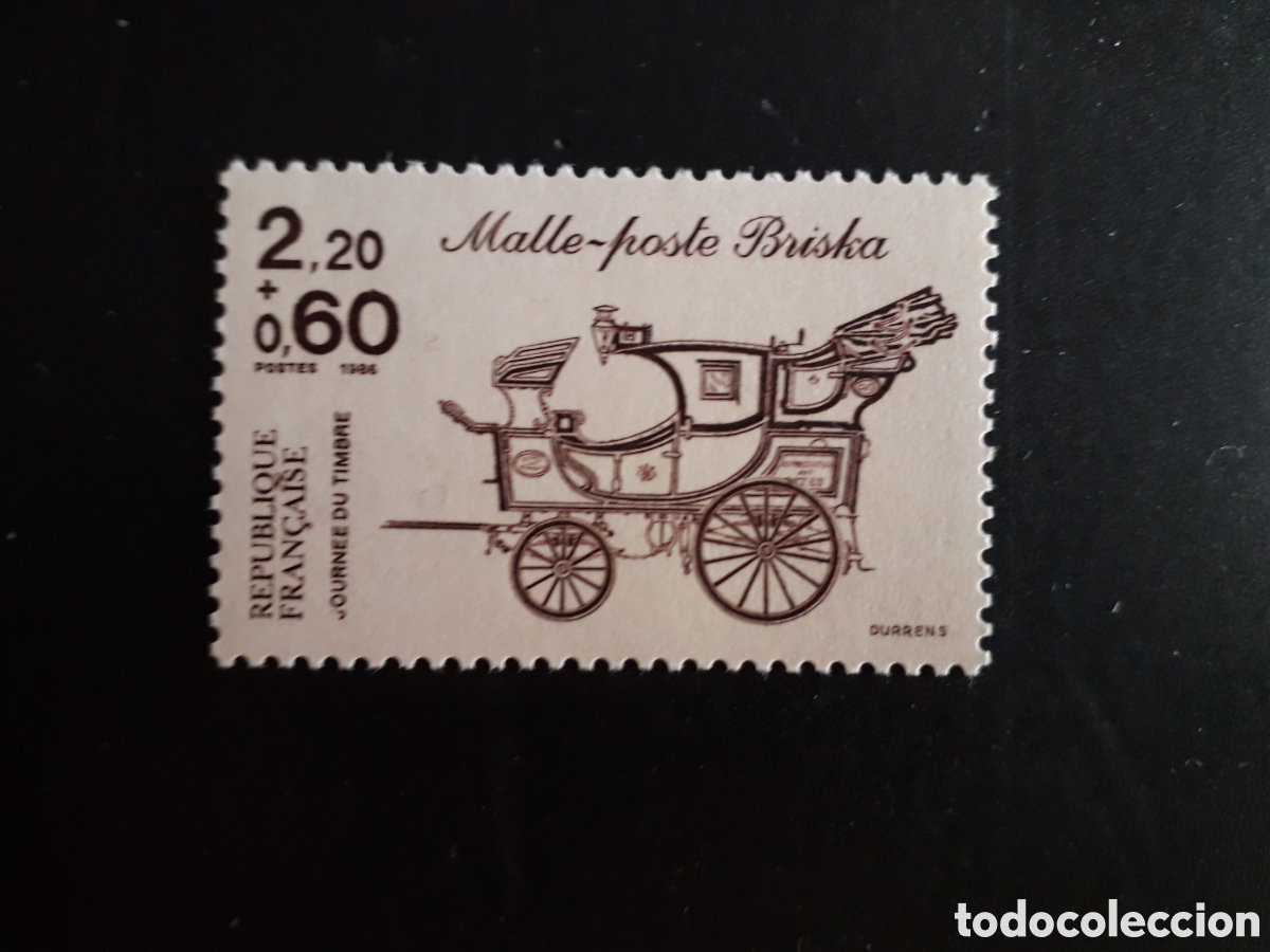 Sellos: FRANCIA YVERT 2410 SERIE COMPLETA NUEVA *** 1986 COCHES ANTIGUOS PEDIDO M&Iacute;NIMO 3&euro;