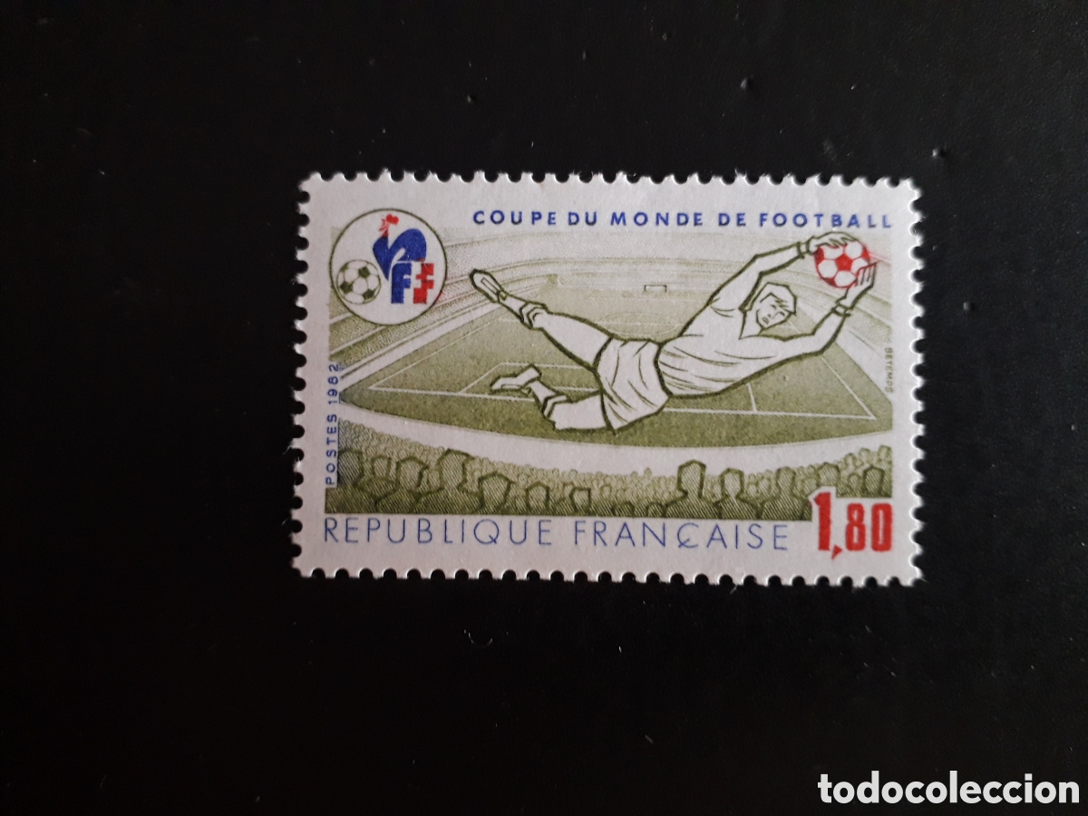 Sellos: FRANCIA YVERT 2209 SERIE COMPLETA USADA 1982 MUNDIAL F&Uacute;TBOL ESPA&Ntilde;A 82 DEPORTES PEDIDO M&Iacute;NIMO 3&euro;
