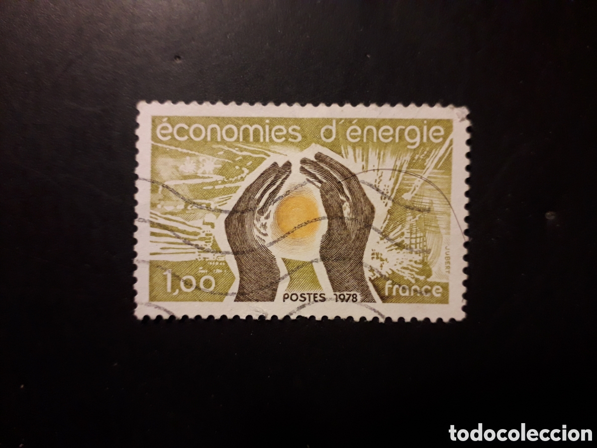Sellos: FRANCIA YVERT 2007 SERIE COMPLETA USADA 1978 AHORRO DE ENERG&Iacute;A, MANOS PEDIDO M&Iacute;NIMO 3&euro;