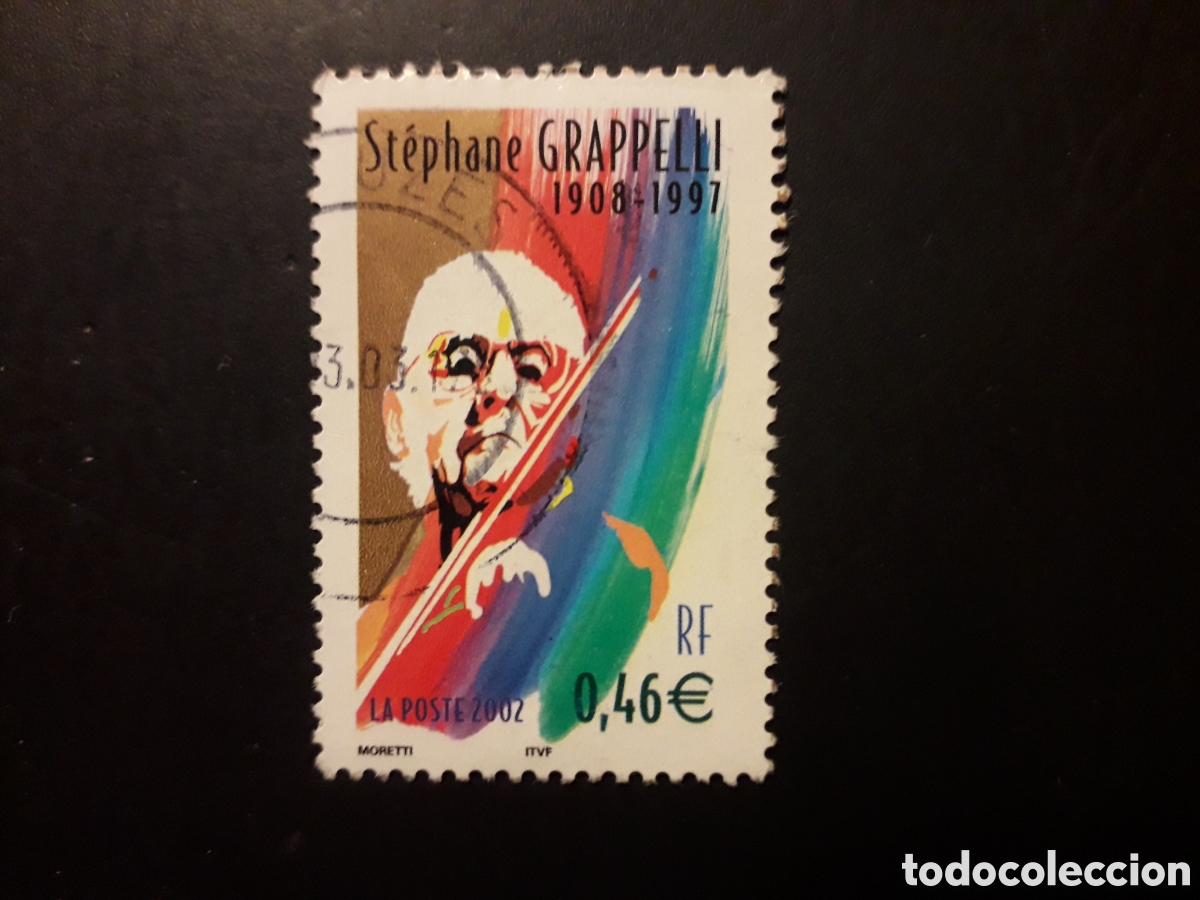 Sellos: FRANCIA YVERT 3504 SERIE COMPLETA USADA 2002 M&Uacute;SICA JAZZ, ST&Eacute;PHANE GRAPPELLI PEDIDO M&Iacute;NIMO 3&euro;
