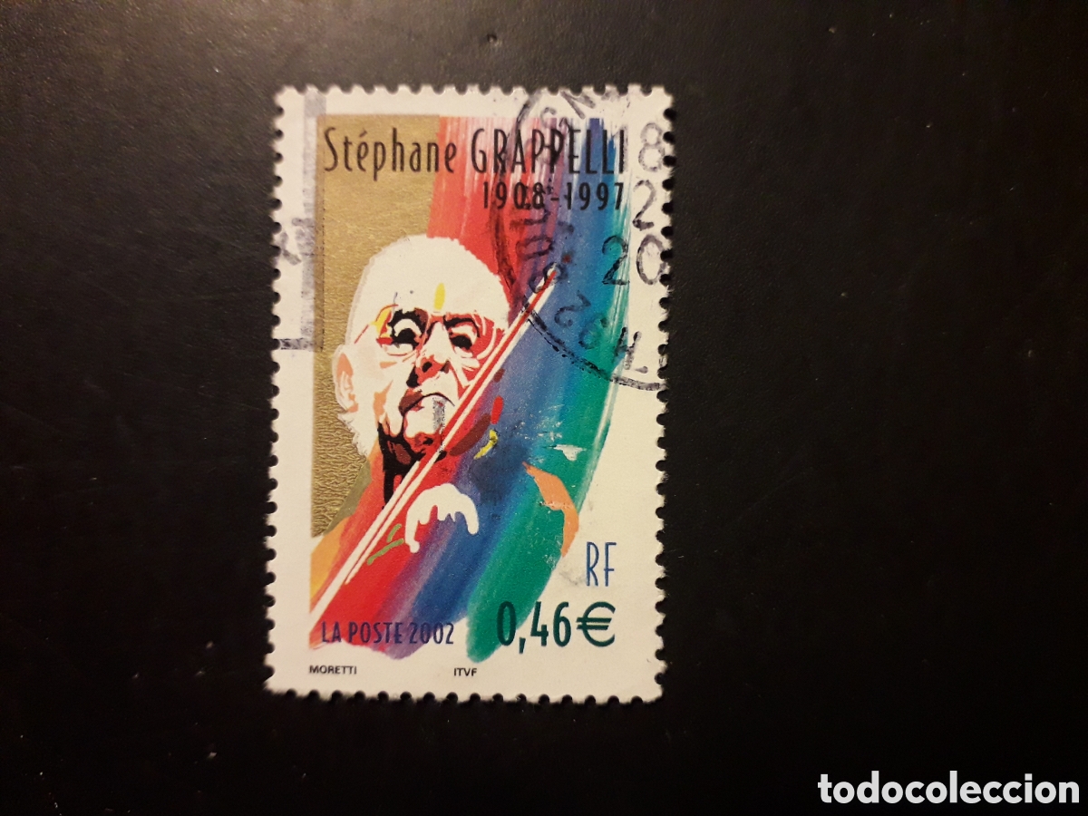 Sellos: FRANCIA YVERT 3504 SERIE COMPLETA USADA 2002 M&Uacute;SICA JAZZ, ST&Eacute;PHANE GRAPPELLI PEDIDO M&Iacute;NIMO 3&euro;