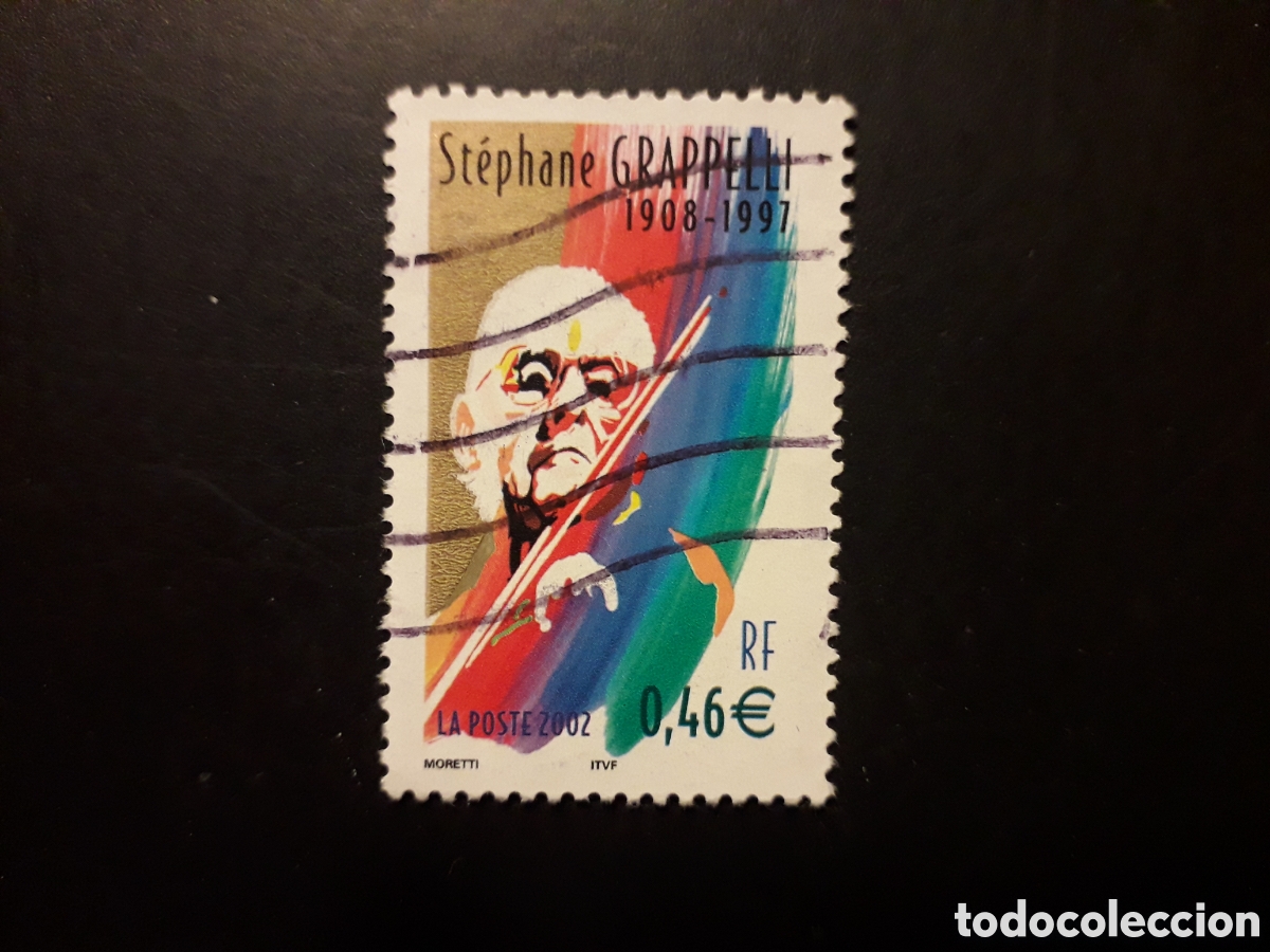Sellos: FRANCIA YVERT 3504 SERIE COMPLETA USADA 2002 M&Uacute;SICA JAZZ, ST&Eacute;PHANE GRAPPELLI PEDIDO M&Iacute;NIMO 3&euro;