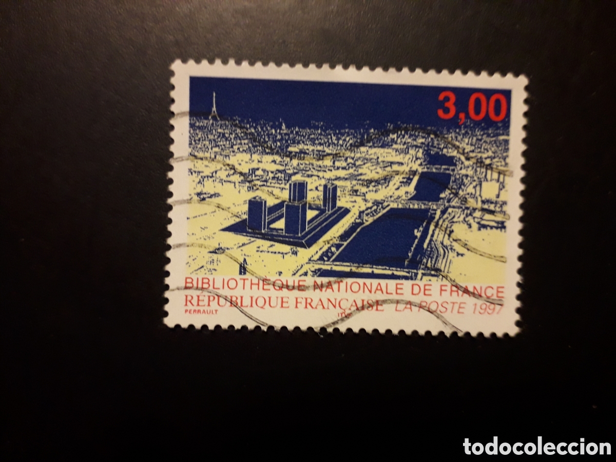 Sellos: FRANCIA YVERT 3041 SERIE COMPLETA USADA 1996 BIBLIOTECA NACIONAL PEDIDO M&Iacute;NIMO 3&euro;