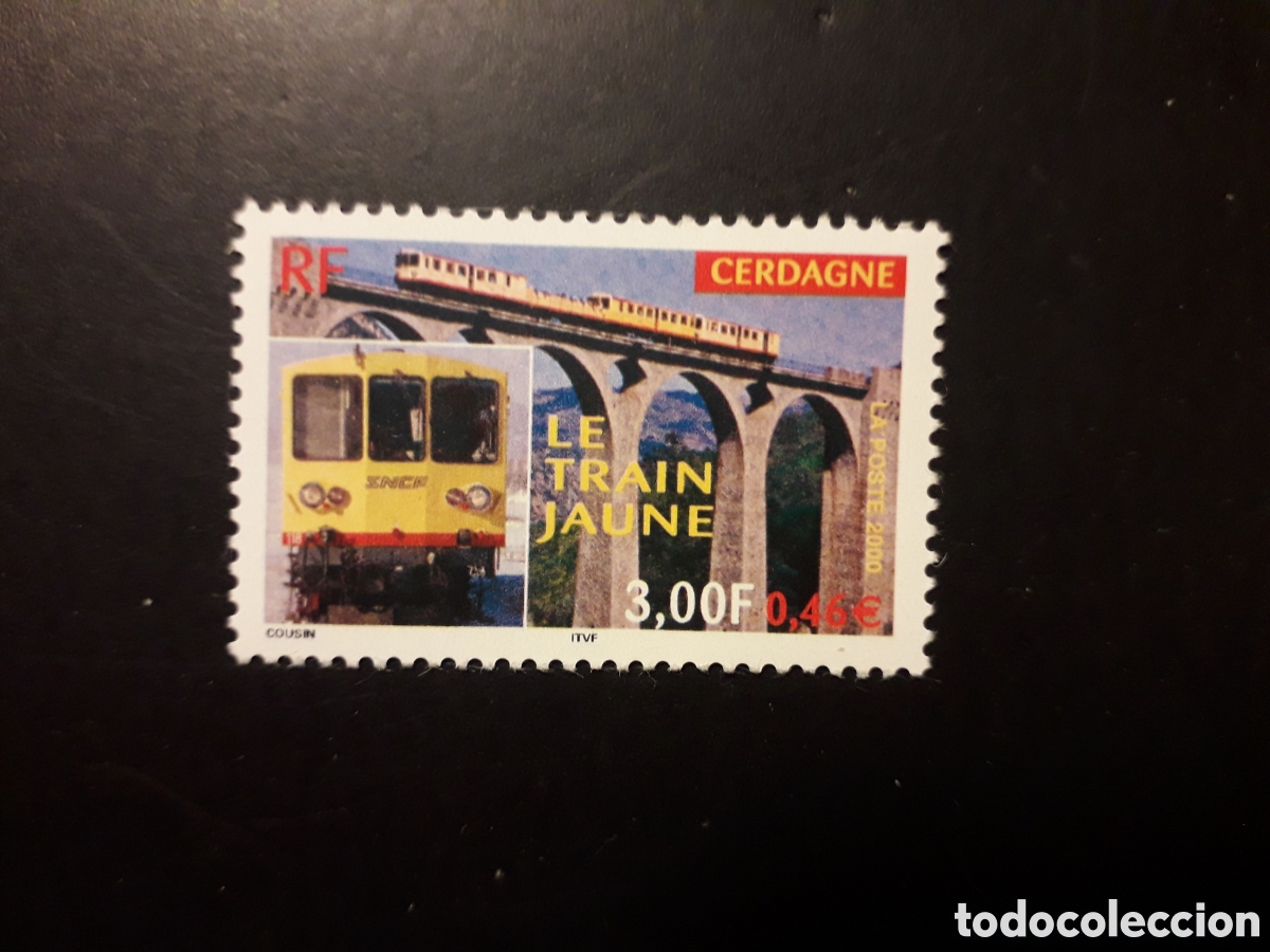 Sellos: FRANCIA YVERT 3338 SERIE COMPLETA NUEVA *** 2000 TRENES, CERDE&Ntilde;A PEDIDO M&Iacute;NIMO 3&euro;