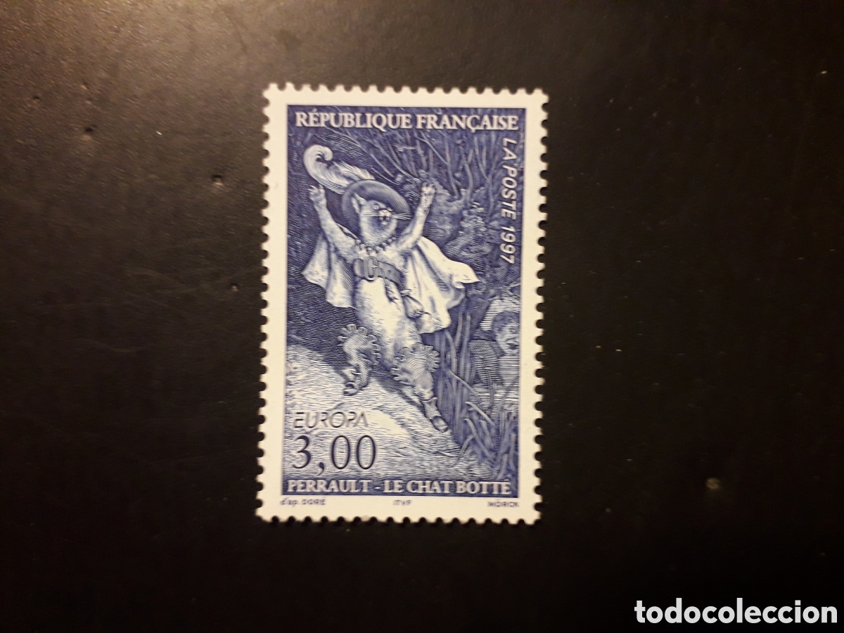 Sellos: FRANCIA YVERT 3058 SERIE COMPLETA NUEVA *** 1997 EUROPA, CUENTOS, EL GATO CON BOTAS PEDIDO M&Iacute;NIMO 3&euro;