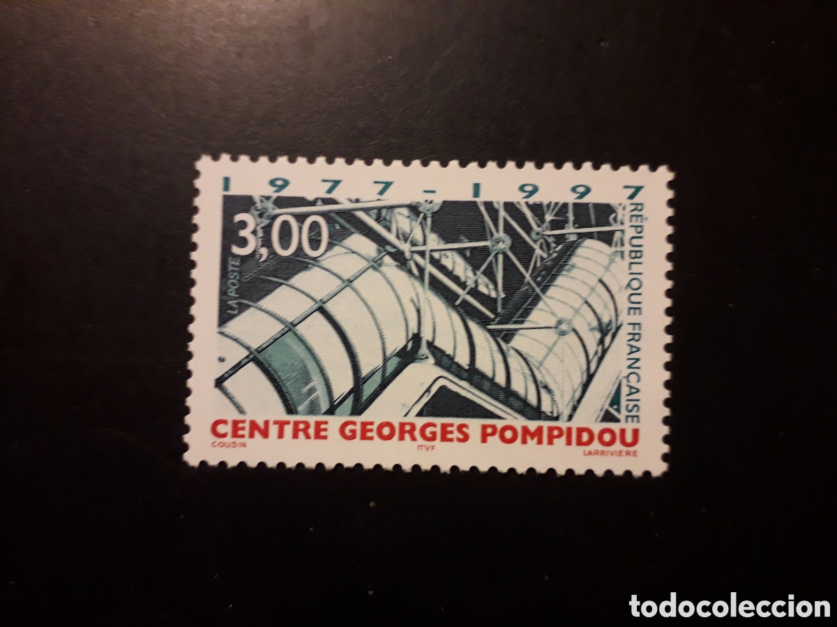 Sellos: FRANCIA YVERT 3044 SERIE COMPLETA NUEVA *** 1997 CENTRO CULTURAL G POMPIDOU PEDIDO M&Iacute;NIMO 3&euro;