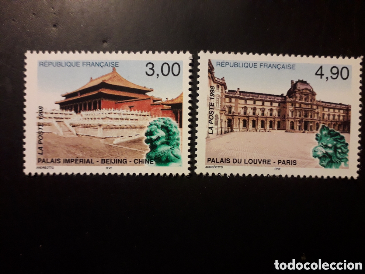 Sellos: FRANCIA YVERT 3044 SERIE COMPLETA NUEVA *** 1998 PATRIMONIO CULTURAL FRANCIA CHINA PEDIDO M&Iacute;NIMO 3&euro;