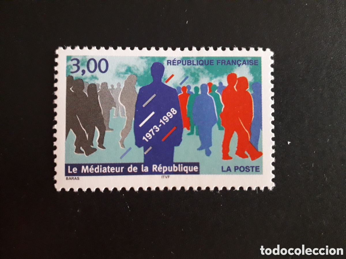 Sellos: FRANCIA YVERT 3134 SERIE COMPLETA NUEVA *** 1998 MEDIADOR DE LA REP&Uacute;BLICA PEDIDO M&Iacute;NIMO 3&euro;