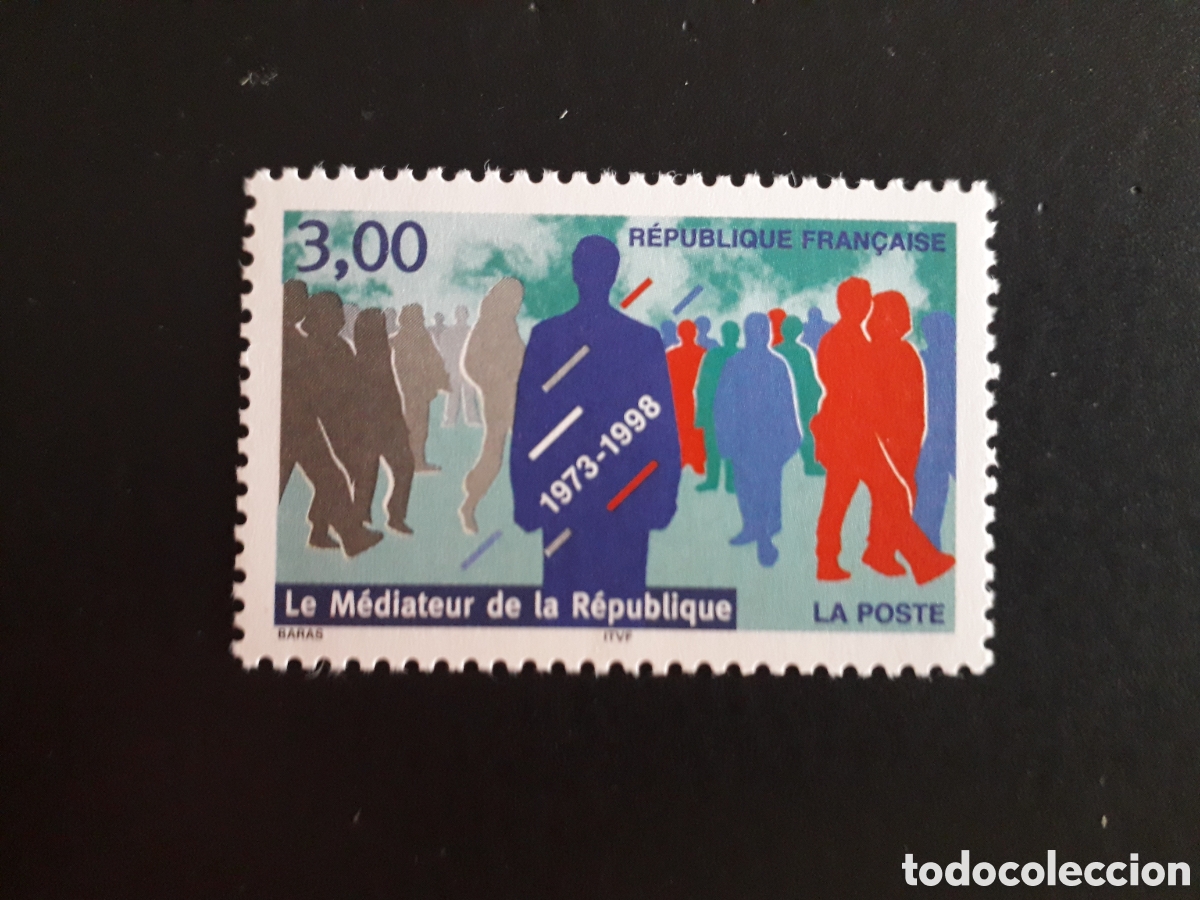 Sellos: FRANCIA YVERT 3134 SERIE COMPLETA NUEVA *** 1998 MEDIADOR DE LA REP&Uacute;BLICA PEDIDO M&Iacute;NIMO 3&euro;