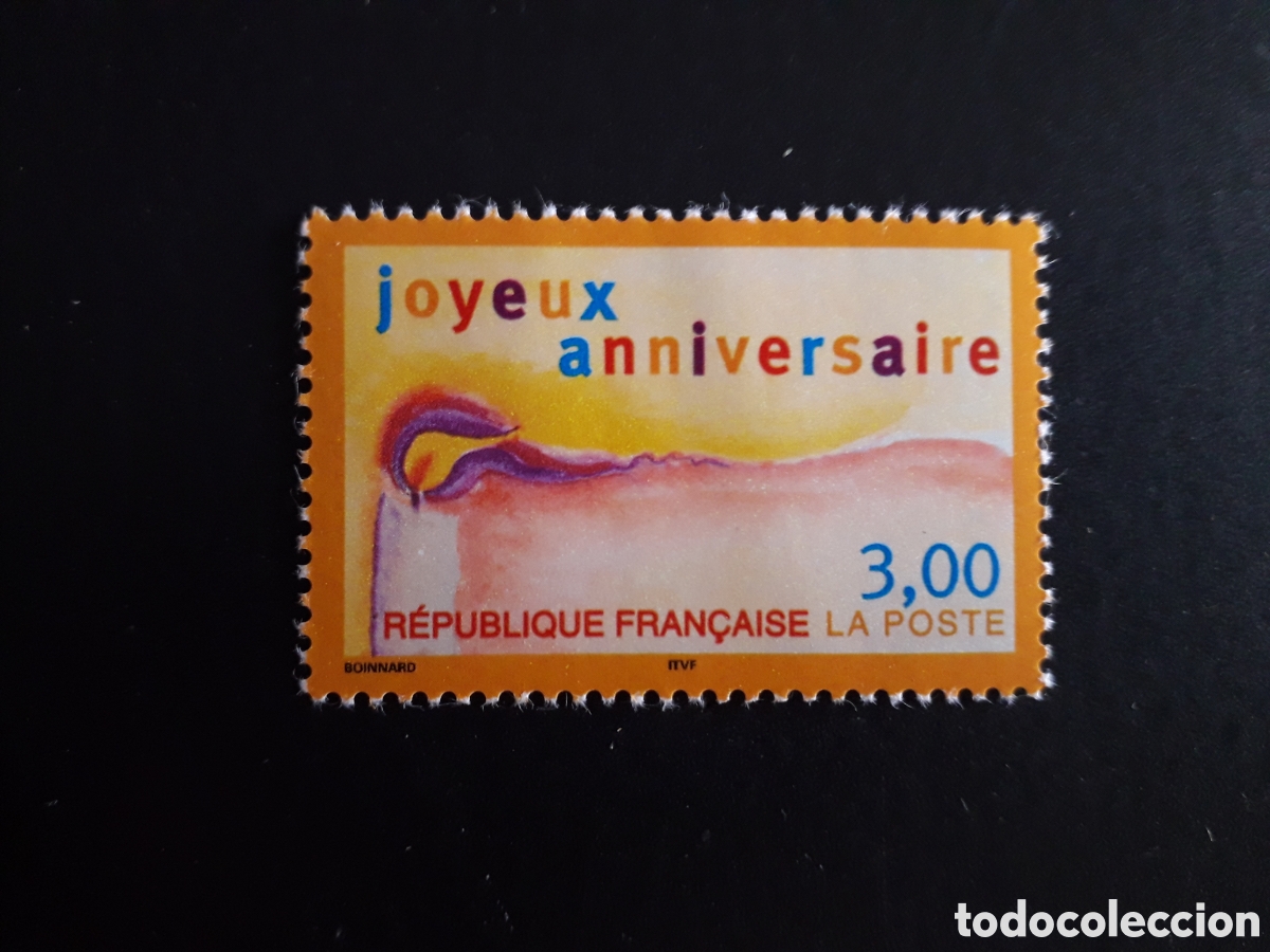 Sellos: FRANCIA YVERT 3141 SERIE COMPLETA NUEVA *** 1998 CUMPLEA&Ntilde;OS FELIZ FELICITACIONES PEDIDO M&Iacute;NIMO 3&euro;
