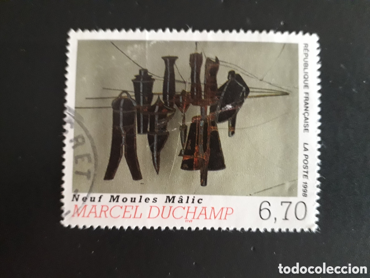 Sellos: FRANCIA YVERT 3197 SERIE COMPLETA USADA 1998 SERIE ART&Iacute;STICA MARCEL DUCHAMP PEDIDO M&Iacute;NIMO 3&euro;