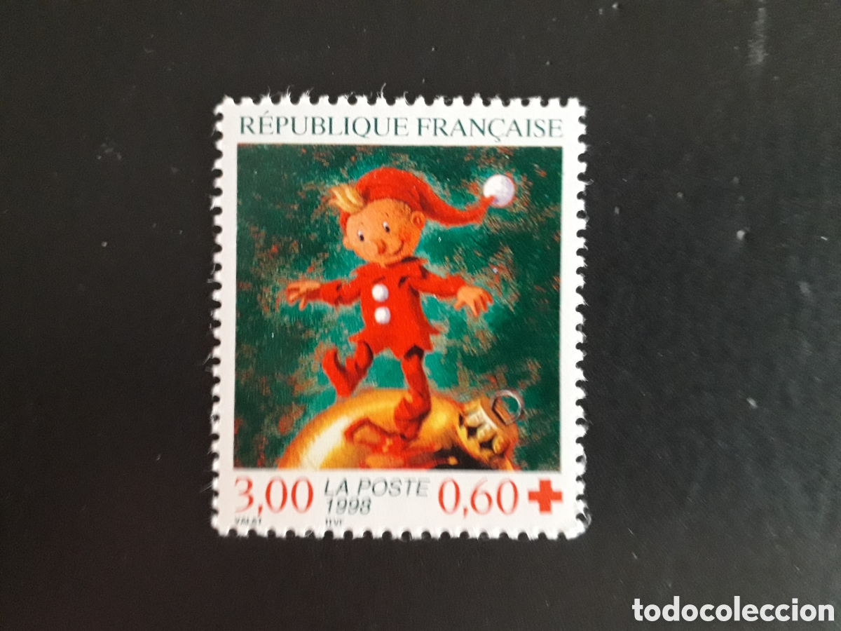 Sellos: FRANCIA YVERT 3199 SERIE COMPLETA NUEVA *** 1998 CRUZ ROJA, DUENDE PEDIDO M&Iacute;NIMO 3&euro;