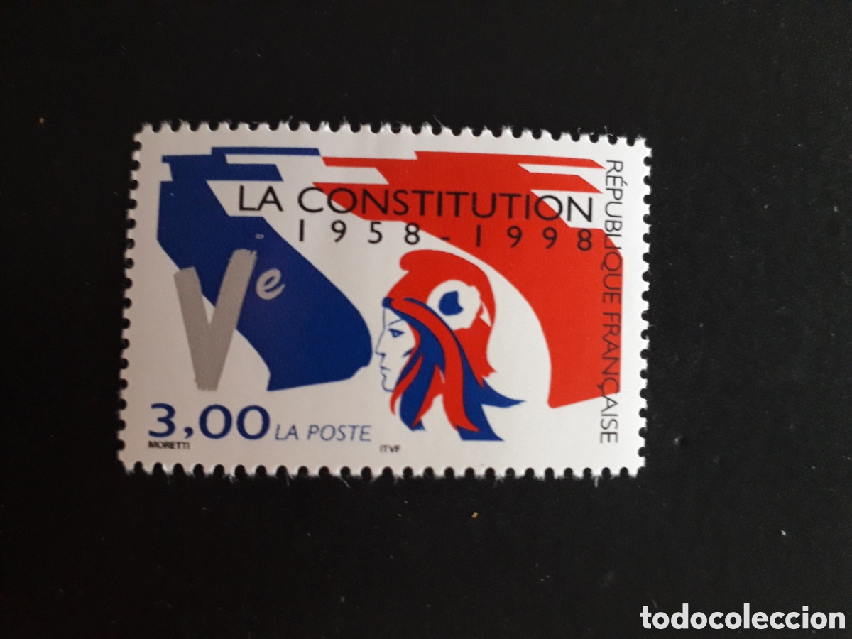 Sellos: FRANCIA YVERT 3195 SERIE COMPLETA NUEVA *** 1998 CONSTITUCI&Oacute;N PEDIDO M&Iacute;NIMO 3&euro;