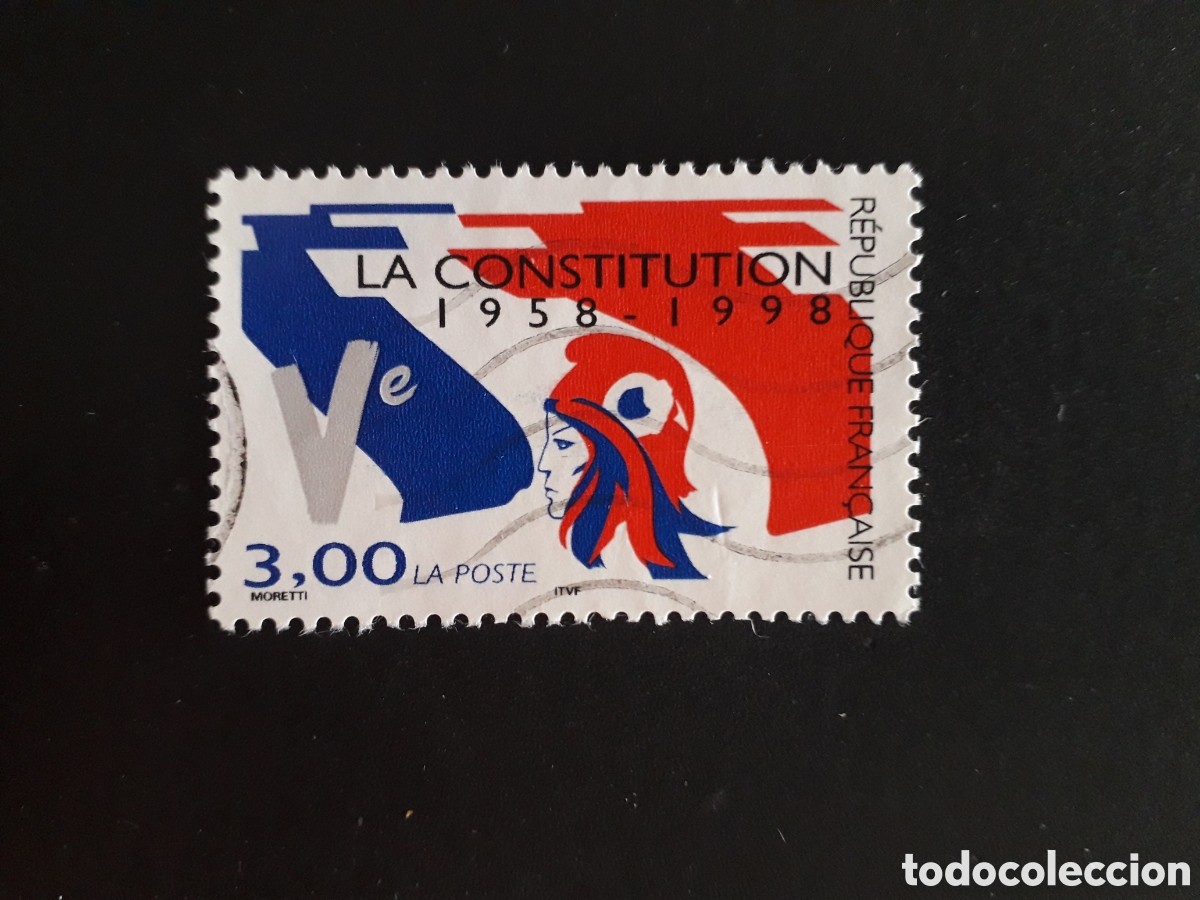 Sellos: FRANCIA YVERT 3195 SERIE COMPLETA USADA 1998 CONSTITUCI&Oacute;N PEDIDO M&Iacute;NIMO 3&euro;
