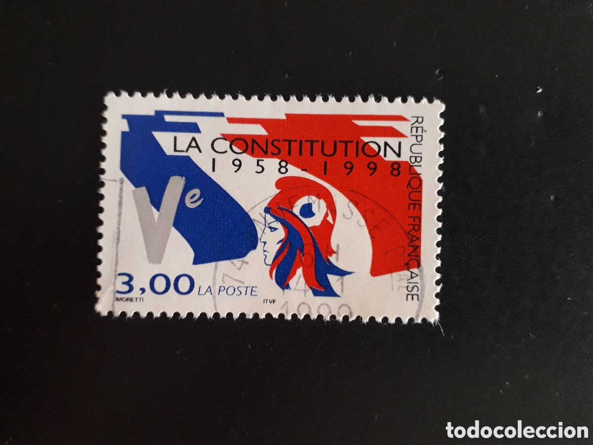 Sellos: FRANCIA YVERT 3195 SERIE COMPLETA USADA 1998 CONSTITUCI&Oacute;N PEDIDO M&Iacute;NIMO 3&euro;
