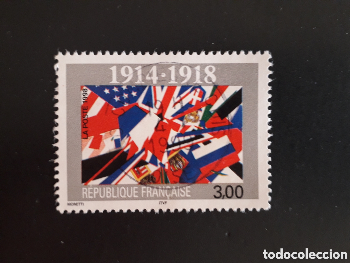 Sellos: FRANCIA YVERT 3196 SERIE COMPLETA USADA 1998 ARMISTICIO PRIMERA GUERRA MUNDIAL PEDIDO M&Iacute;NIMO 3&euro;