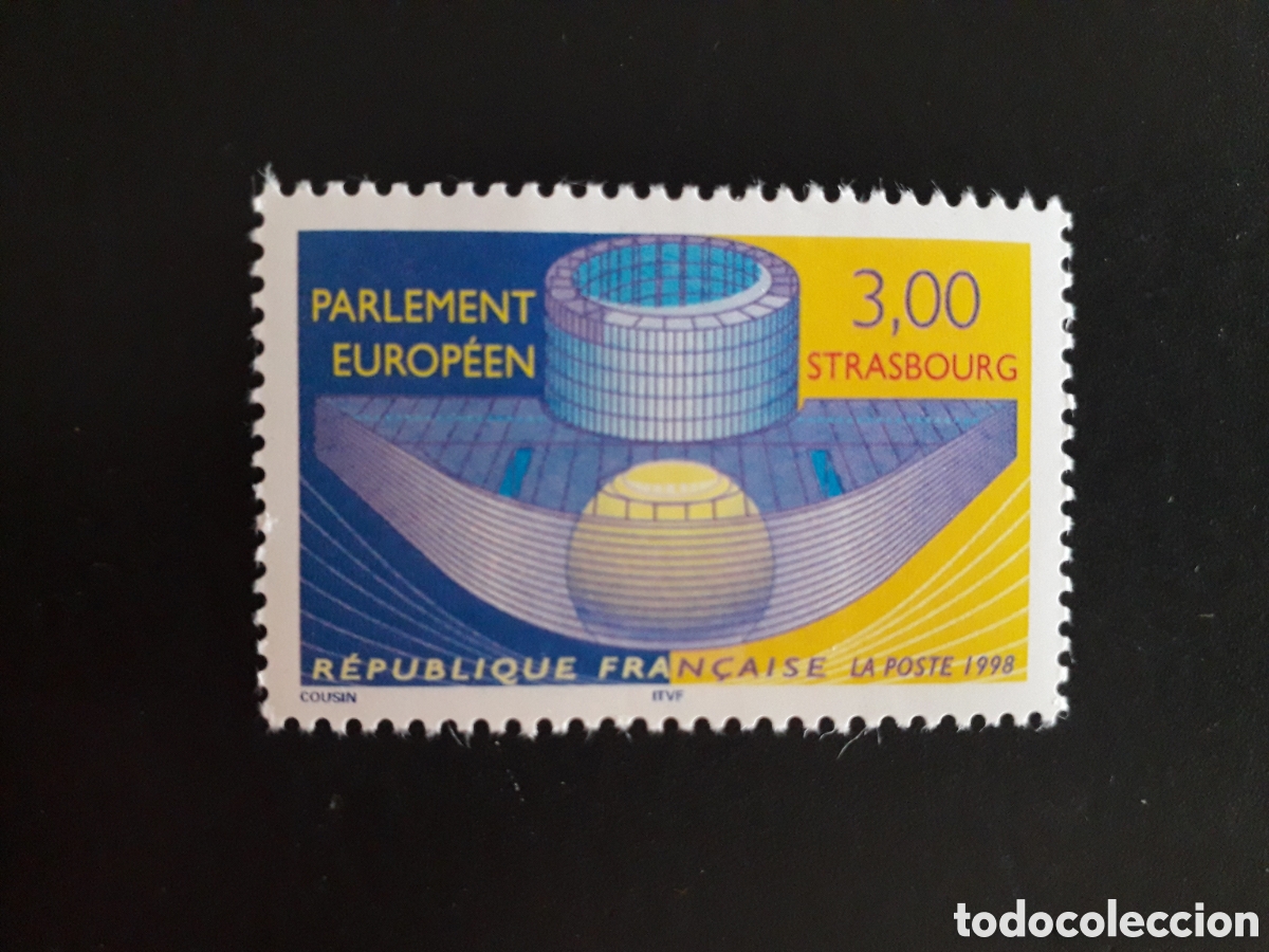 Sellos: FRANCIA YVERT 3206 SERIE COMPLETA NUEVA *** 1998 ESTRASBURGO, PARLAMENTO EUROPEO PEDIDO M&Iacute;NIMO 3&euro;