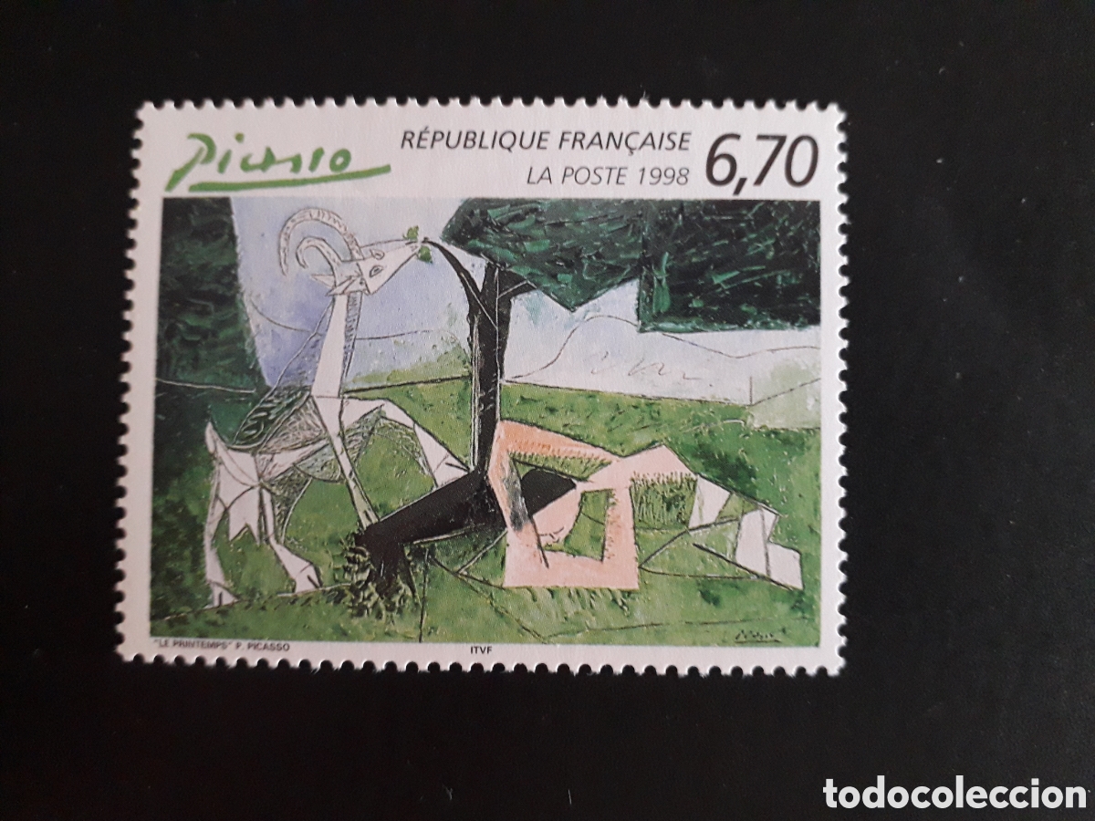Sellos: FRANCIA YVERT 3162 SERIE COMPLETA NUEVA *** 1998 PICASSO, PINTURAS, PRIMAVERA, PEDIDO M&Iacute;NIMO 3&euro;