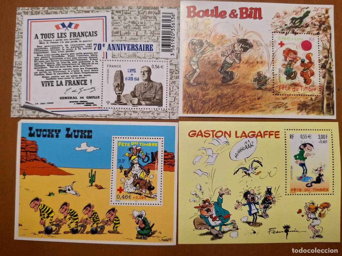 Sellos: HB835 HOJITAS BLOQUE de FRANCIA en NUEVO ideal para tematicas (leer descripcion)