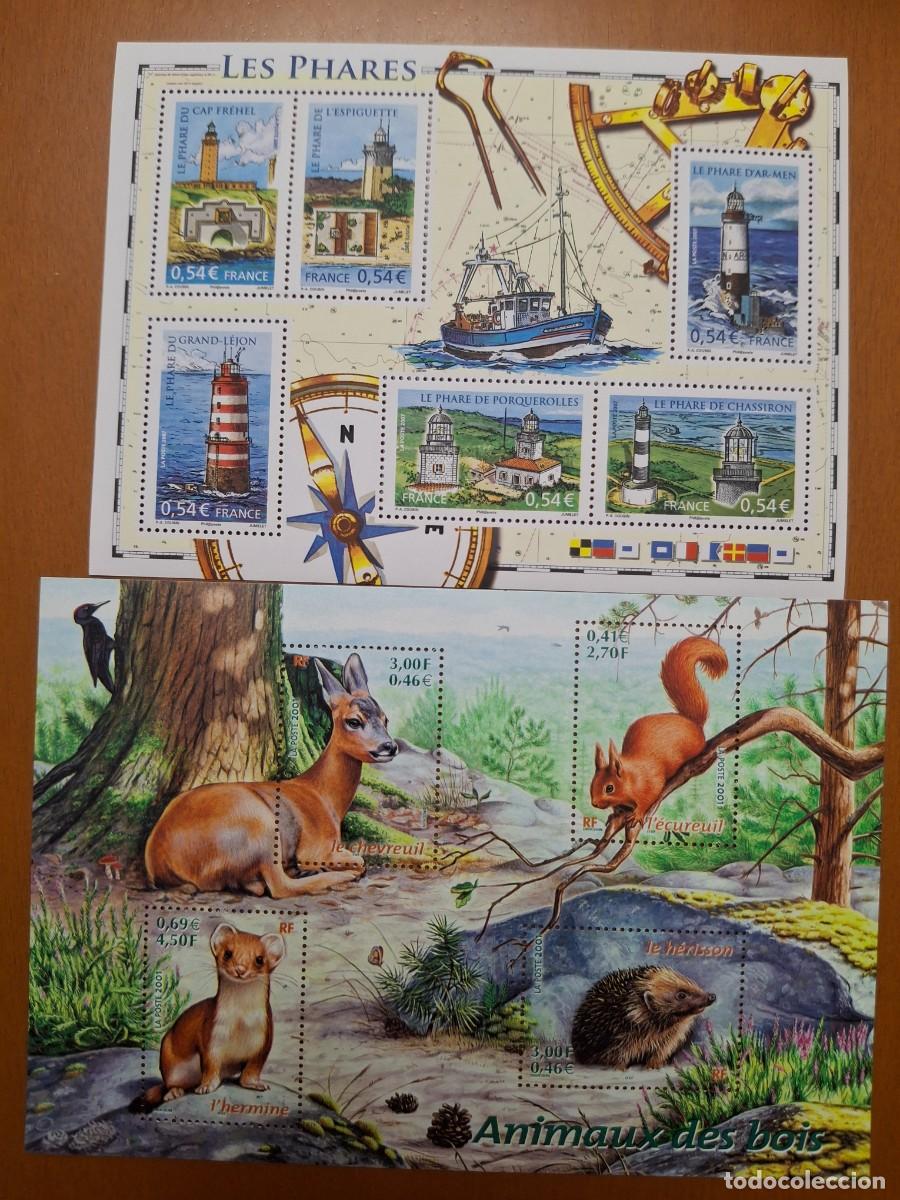 Timbres: HB841 HOJITAS BLOQUE de FRANCIA en NUEVO ideal para tematicas (leer descripcion)