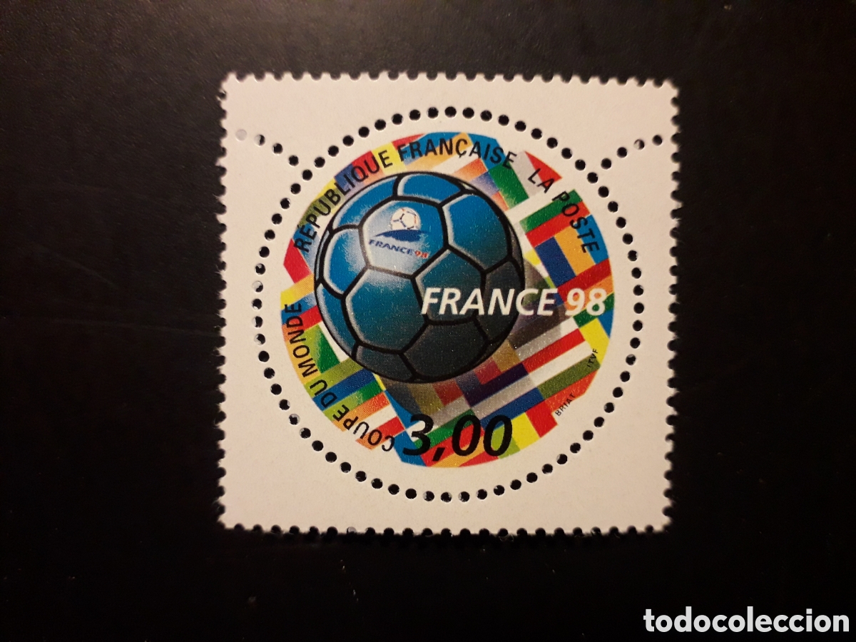 Sellos: FRANCIA YVERT 3139 SERIE COMPLETA NUEVA *** 1998 DEPORTE, MUNDIAL F&Uacute;TBOL 98, PEDIDO M&Iacute;NIMO 3&euro;