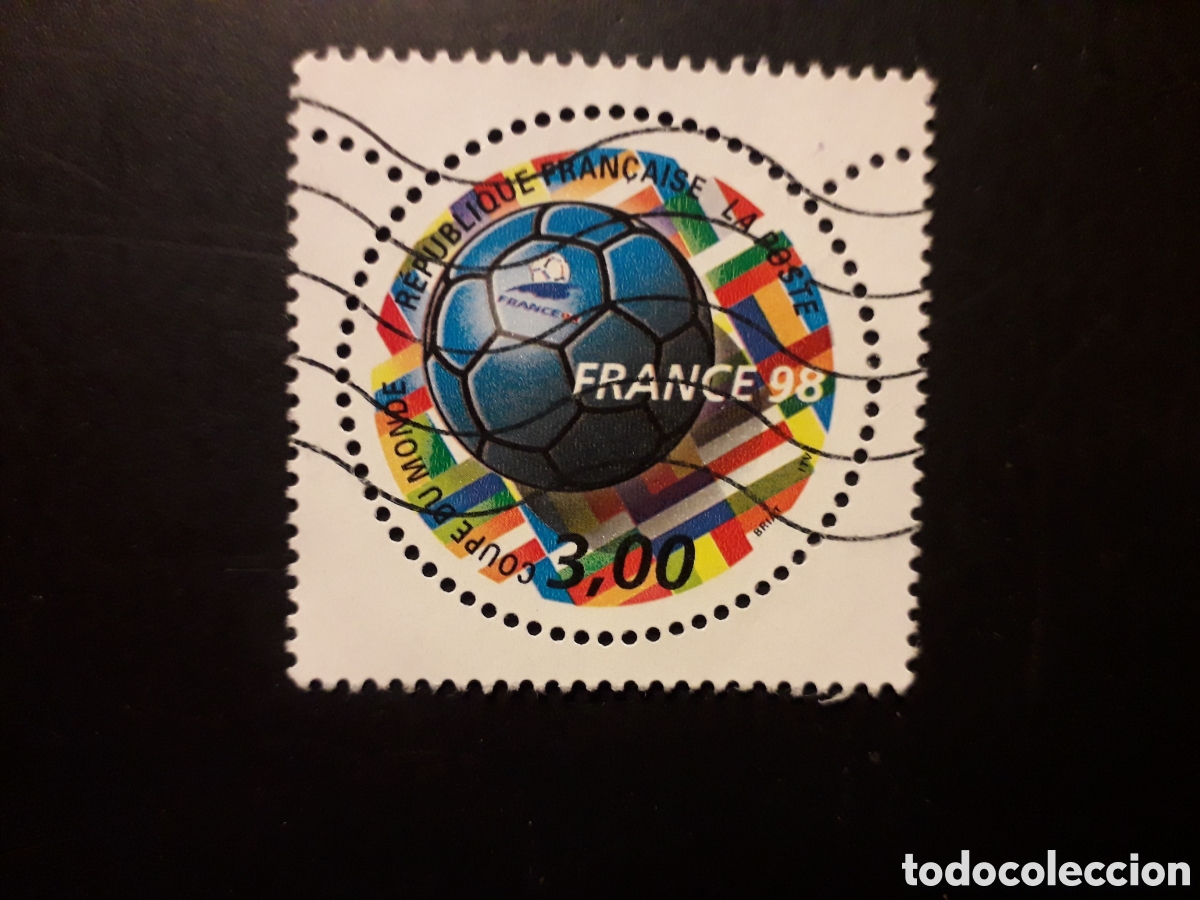 Sellos: FRANCIA YVERT 3139 SERIE COMPLETA USADA 1998 DEPORTE, MUNDIAL F&Uacute;TBOL 98, PEDIDO M&Iacute;NIMO 3&euro;