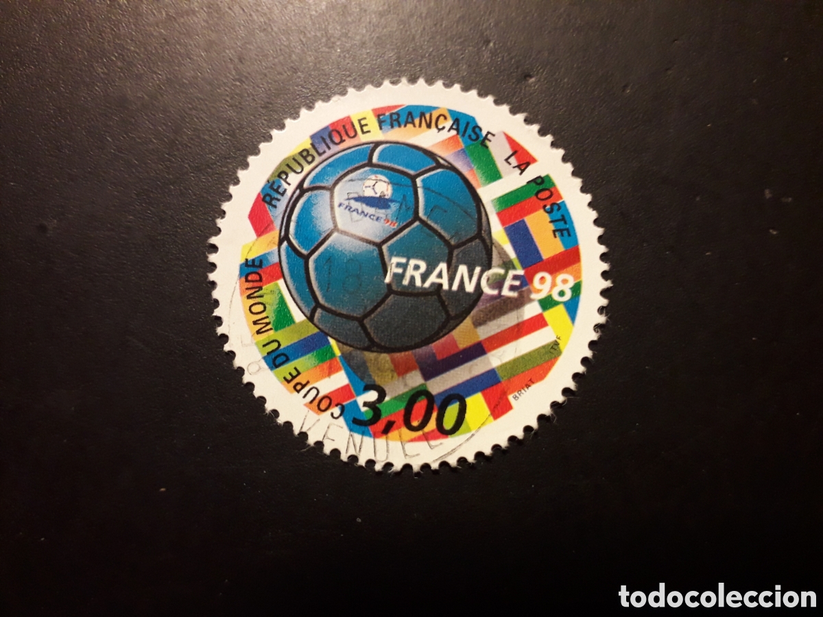 Sellos: FRANCIA YVERT 3139 SERIE COMPLETA USADA 1998 DEPORTE, MUNDIAL F&Uacute;TBOL 98, PEDIDO M&Iacute;NIMO 3&euro;