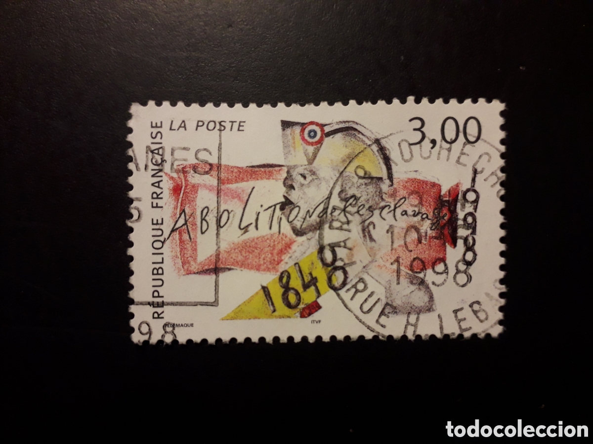 Sellos: FRANCIA YVERT 3148 SERIE COMPLETA USADA 1998 ABOLICI&Oacute;N DE LA ESCLAVITUD PEDIDO M&Iacute;NIMO 3&euro;