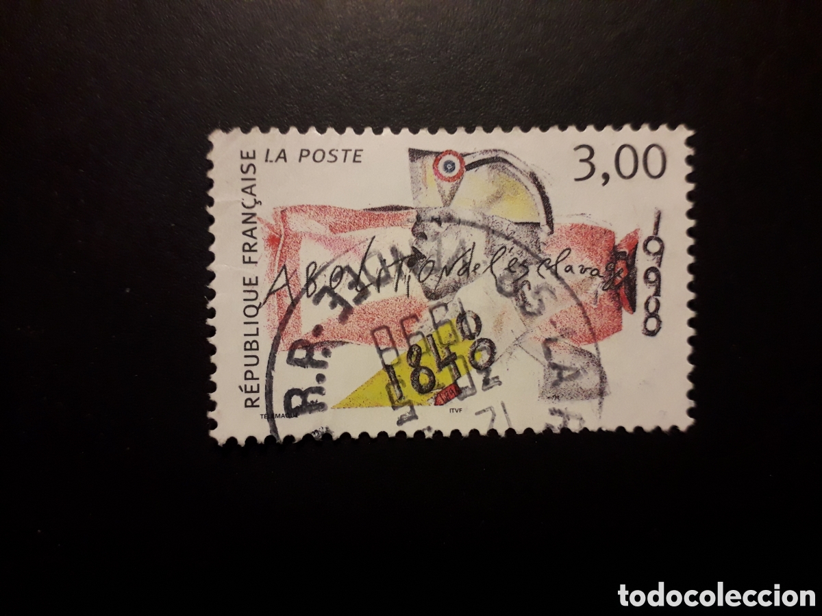 Sellos: FRANCIA YVERT 3148 SERIE COMPLETA USADA 1998 ABOLICI&Oacute;N DE LA ESCLAVITUD PEDIDO M&Iacute;NIMO 3&euro;